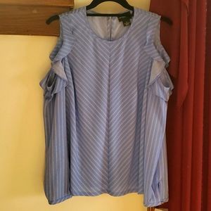 Cold Shoulder Liz Claiborne Blouse